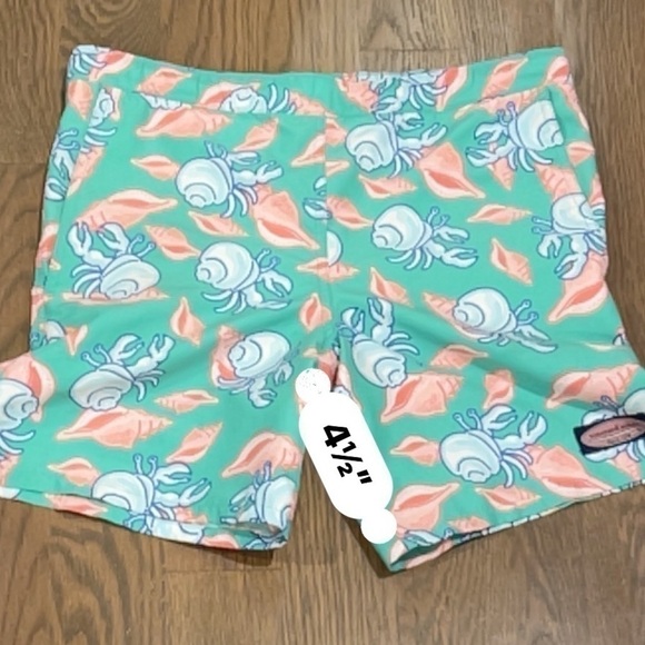 Vineyard Vines | Swim Trunks Beach Print Men's Size Small (8 - 10) surfing E - Picture 6 of 6